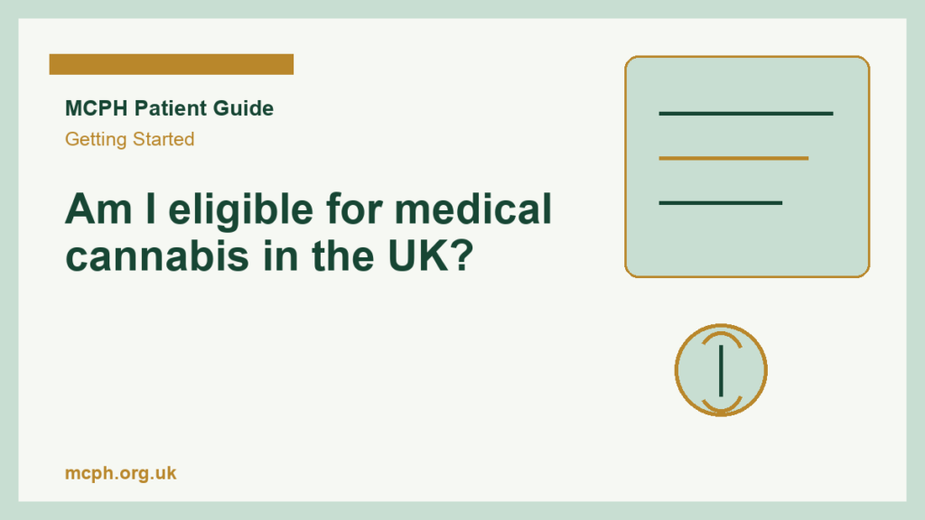 Am I eligible for medical cannabis in the UK? — MCPH patient guide cover