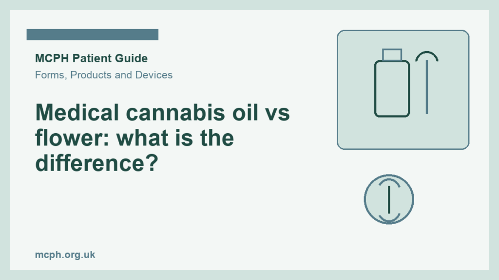 Medical cannabis oil vs flower: what is the difference? — MCPH patient guide cover