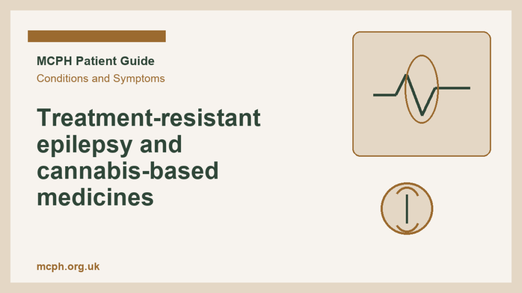 Treatment-resistant epilepsy and cannabis-based medicines — MCPH patient guide cover