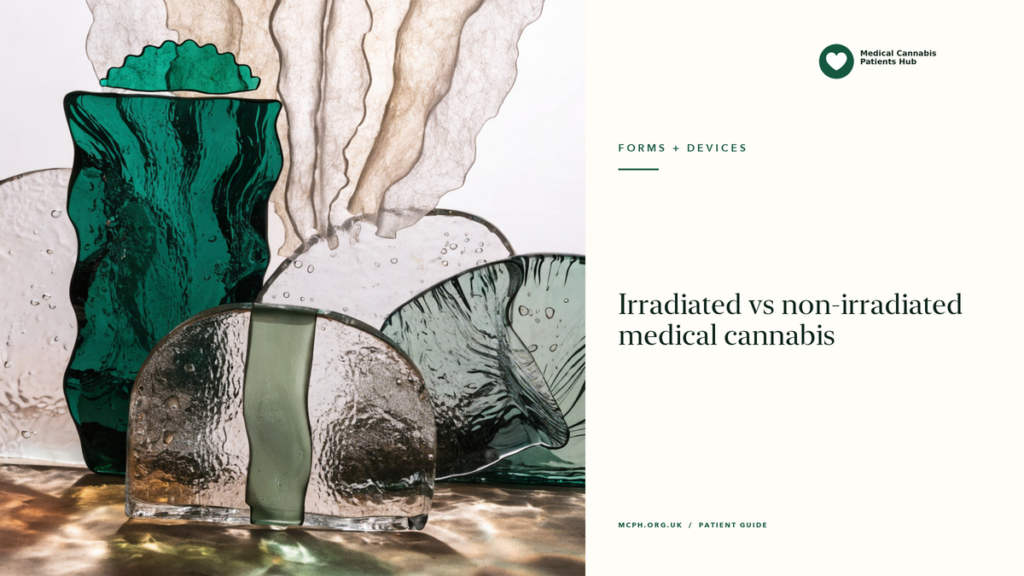Irradiated vs non-irradiated medical cannabis — MCPH article cover