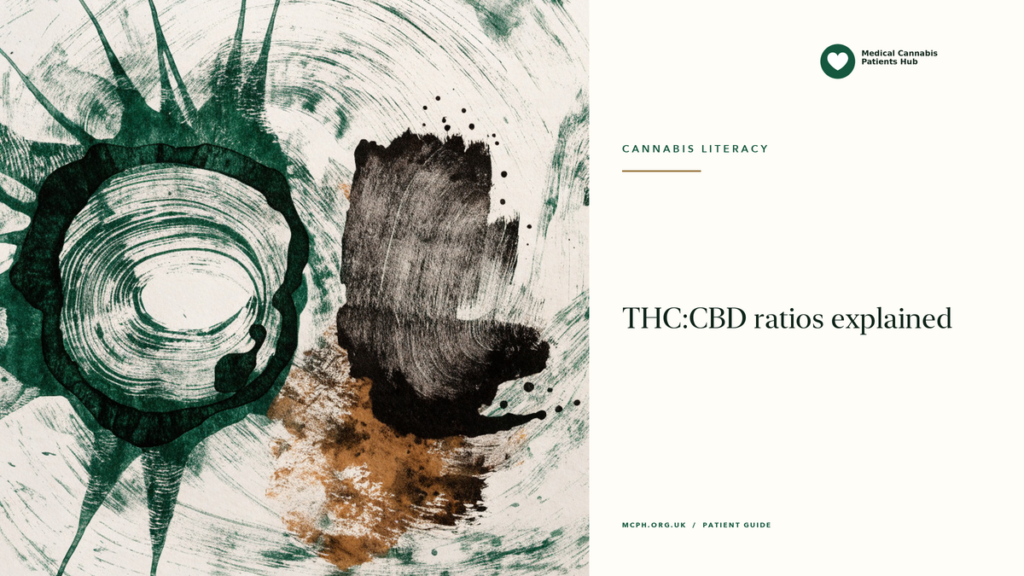 THC:CBD ratios explained — MCPH article cover