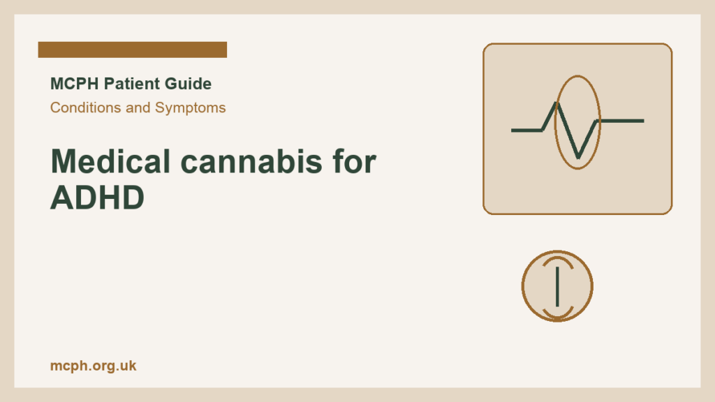 Medical cannabis for ADHD — MCPH patient guide cover