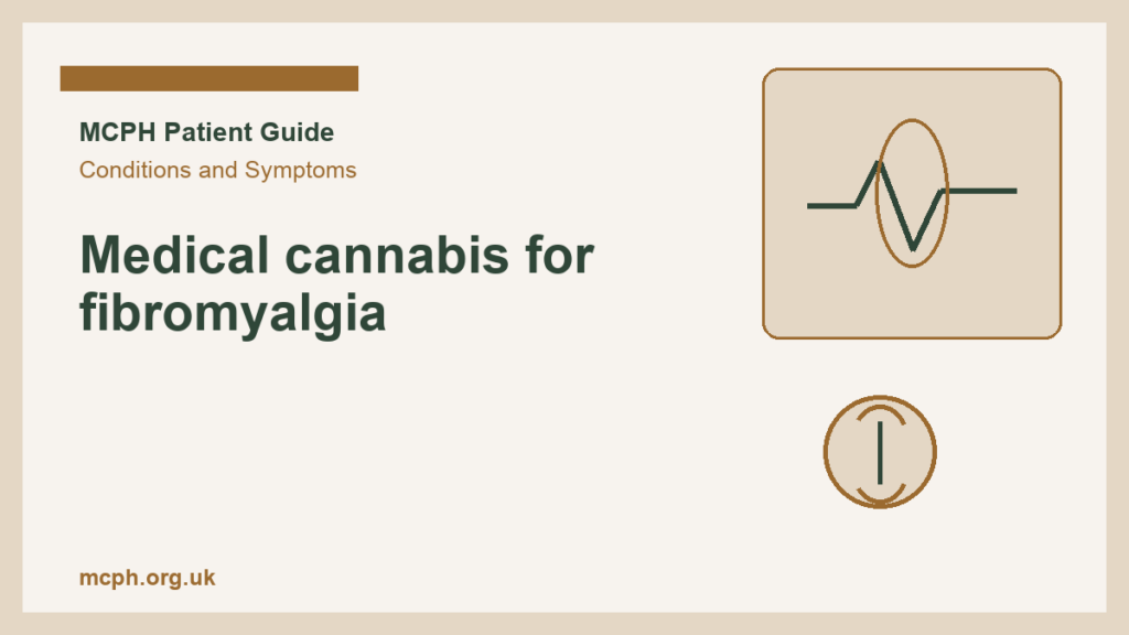 Medical cannabis for fibromyalgia — MCPH patient guide cover
