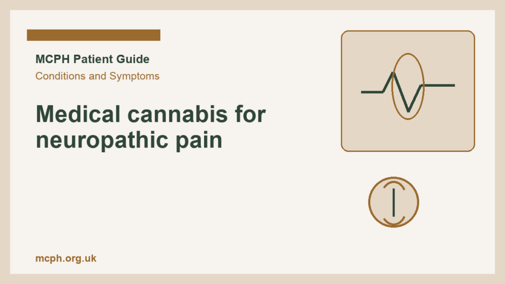 Medical cannabis for neuropathic pain — MCPH patient guide cover