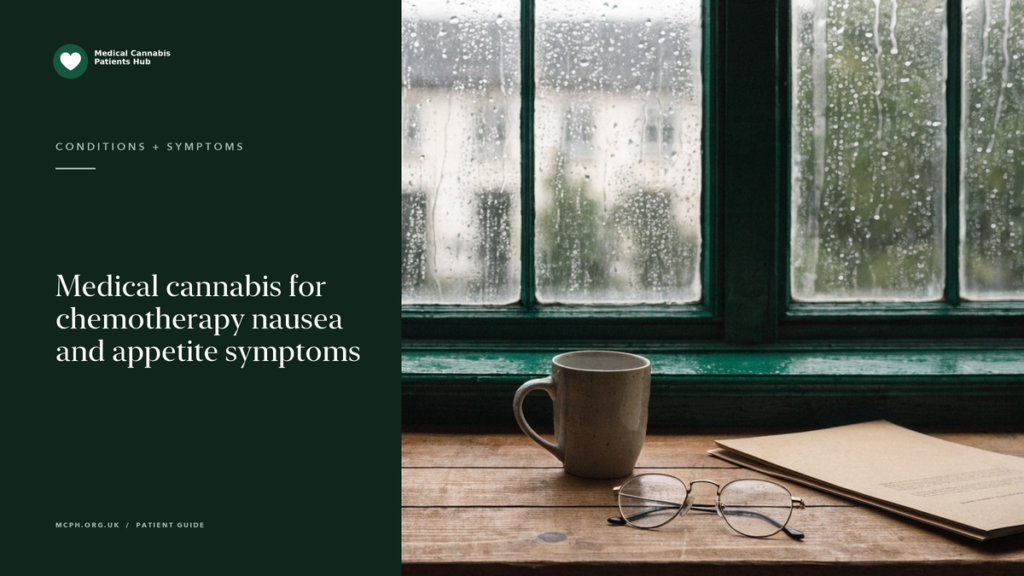 Medical cannabis for chemotherapy nausea and appetite symptoms — MCPH article cover