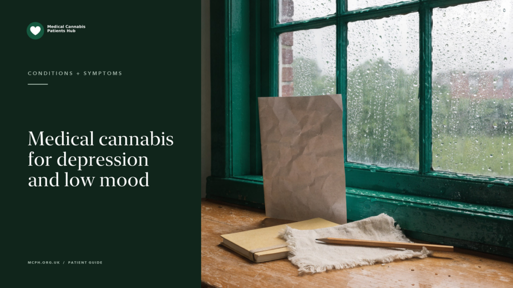 Medical cannabis for depression and low mood — MCPH article cover