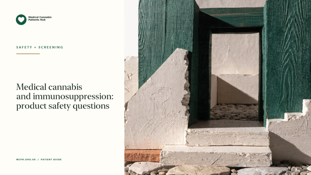 Medical cannabis and immunosuppression: product safety questions — MCPH article cover