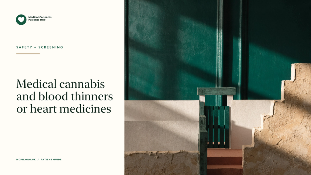 Medical cannabis and blood thinners or heart medicines — MCPH article cover