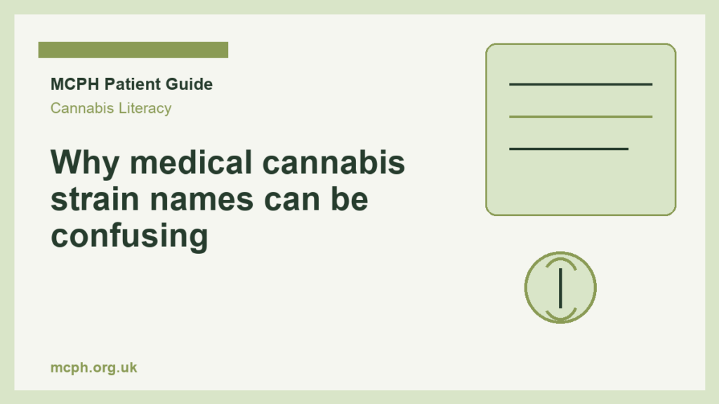 Why medical cannabis strain names can be confusing