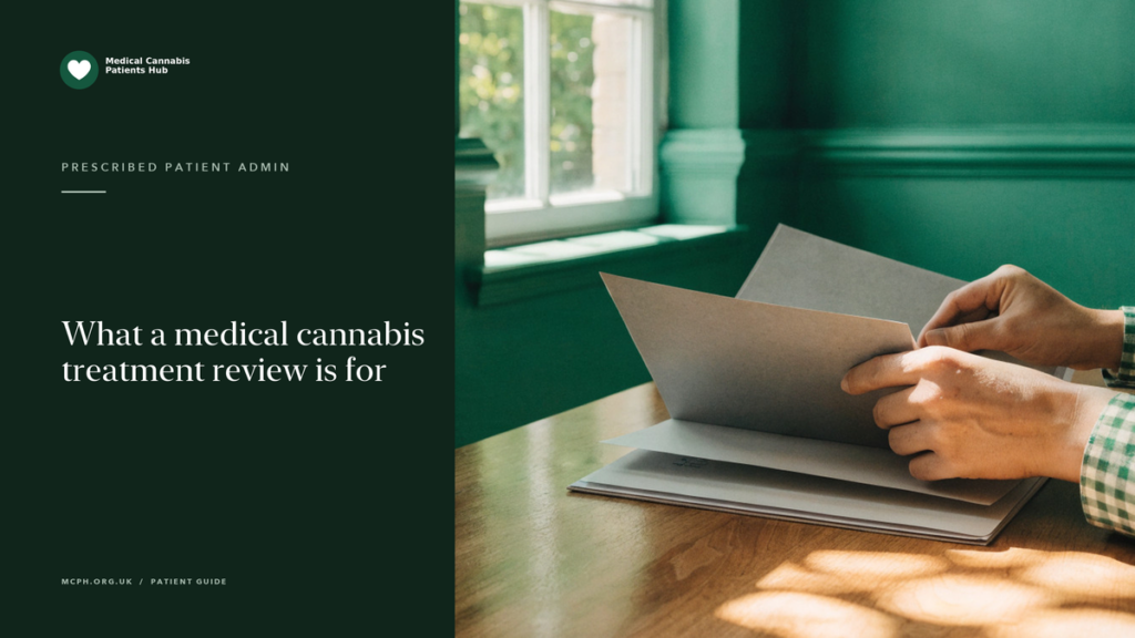 What a medical cannabis treatment review is for — MCPH article cover