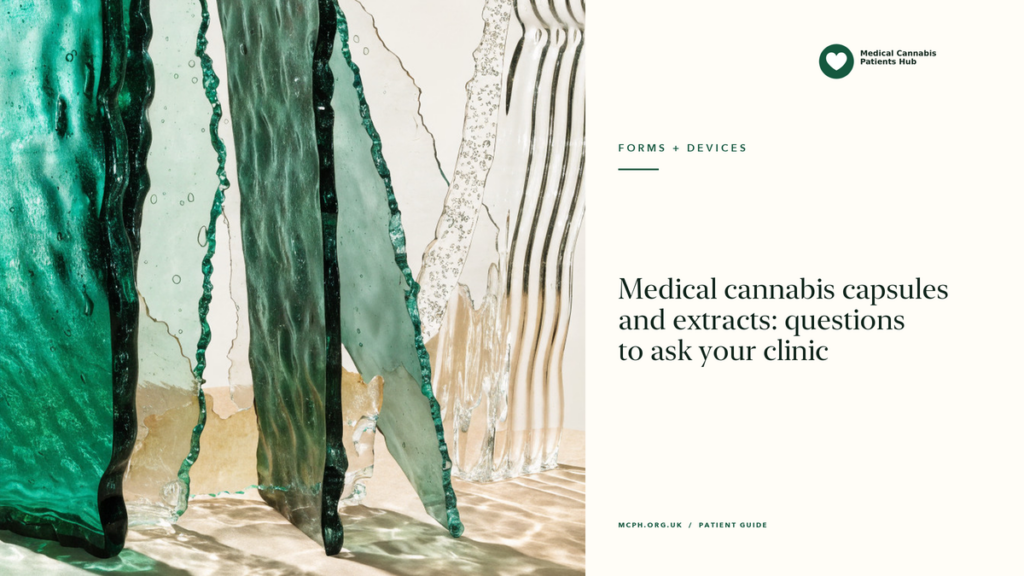 Medical cannabis capsules and extracts: questions to ask your clinic — MCPH article cover