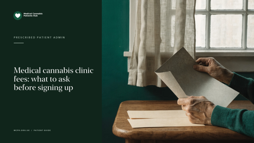 Medical cannabis clinic fees: what to ask before signing up — MCPH article cover