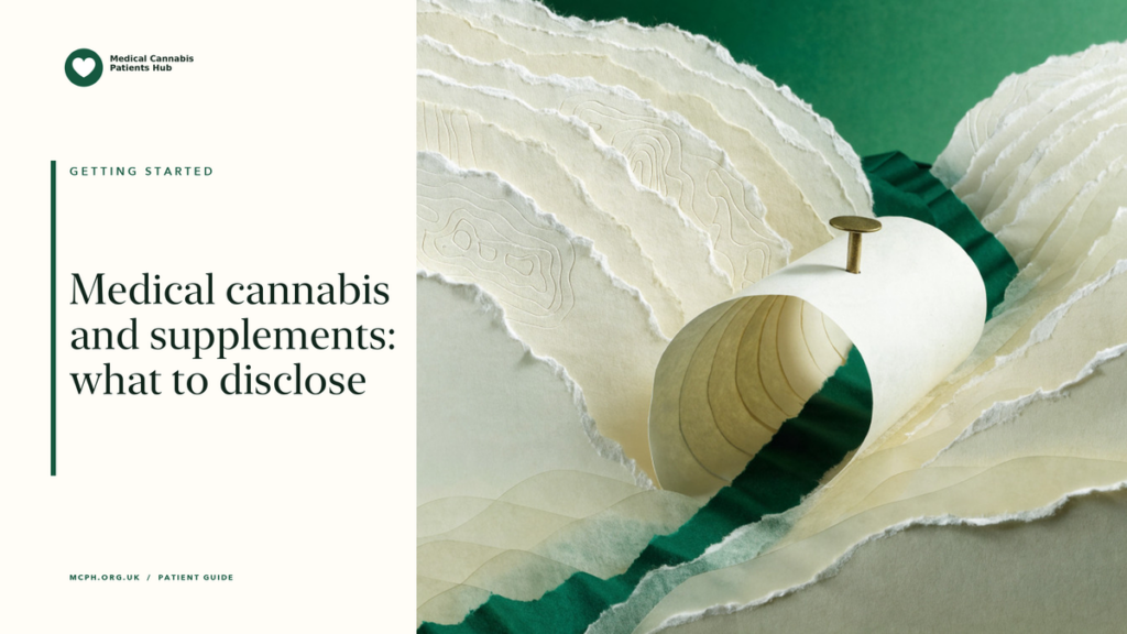 Medical cannabis and supplements: what to disclose — MCPH article cover