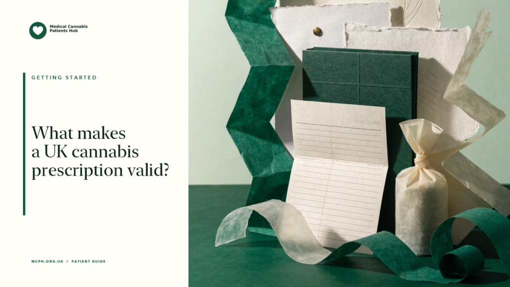What makes a UK cannabis prescription valid? - MCPH patient guide cover