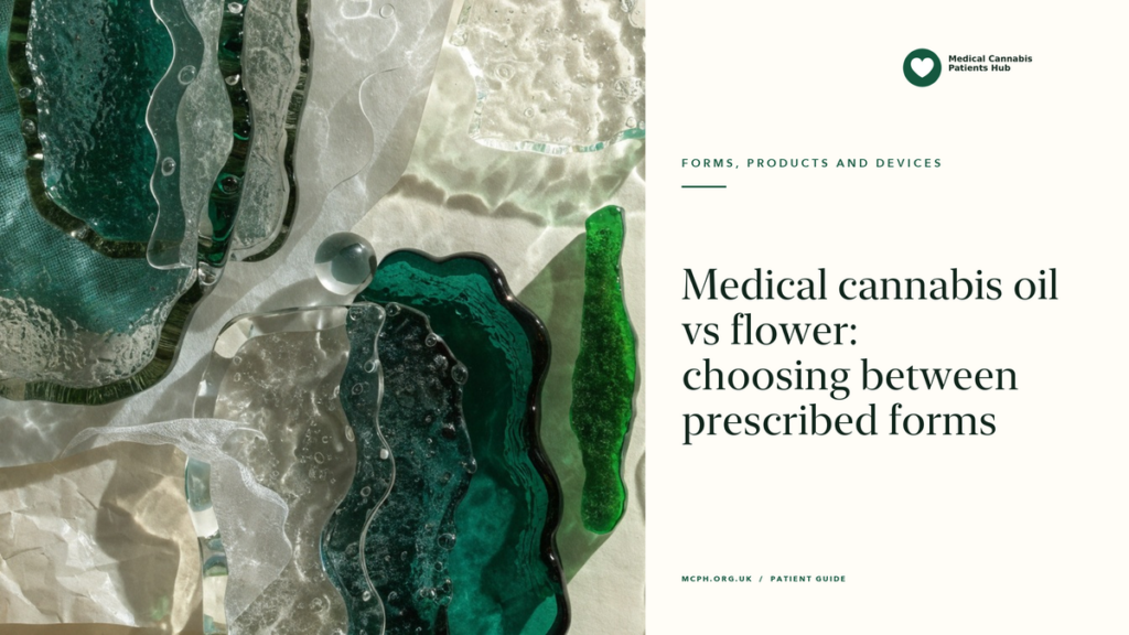 Medical cannabis oil vs flower: choosing between prescribed forms — MCPH article cover